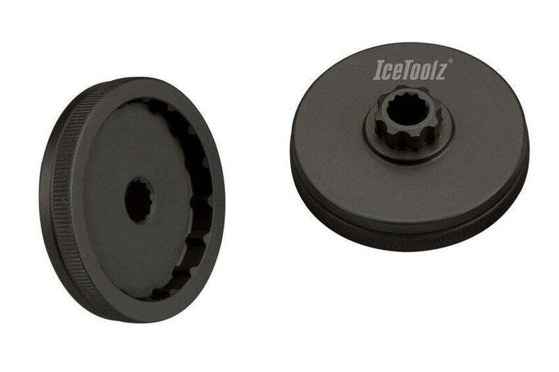 IceToolz Trapas gereedschap, Cr-Mo staal, voor Shimano® Hollowtech II. Gepatenteerd.