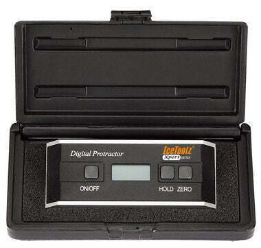 IceToolz Xpert hoekmeter E371, digitaal 0~360°, zwart|zilver