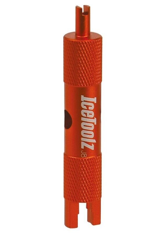 IceToolz ventielsleutel 66V1, FV&AV, oranje