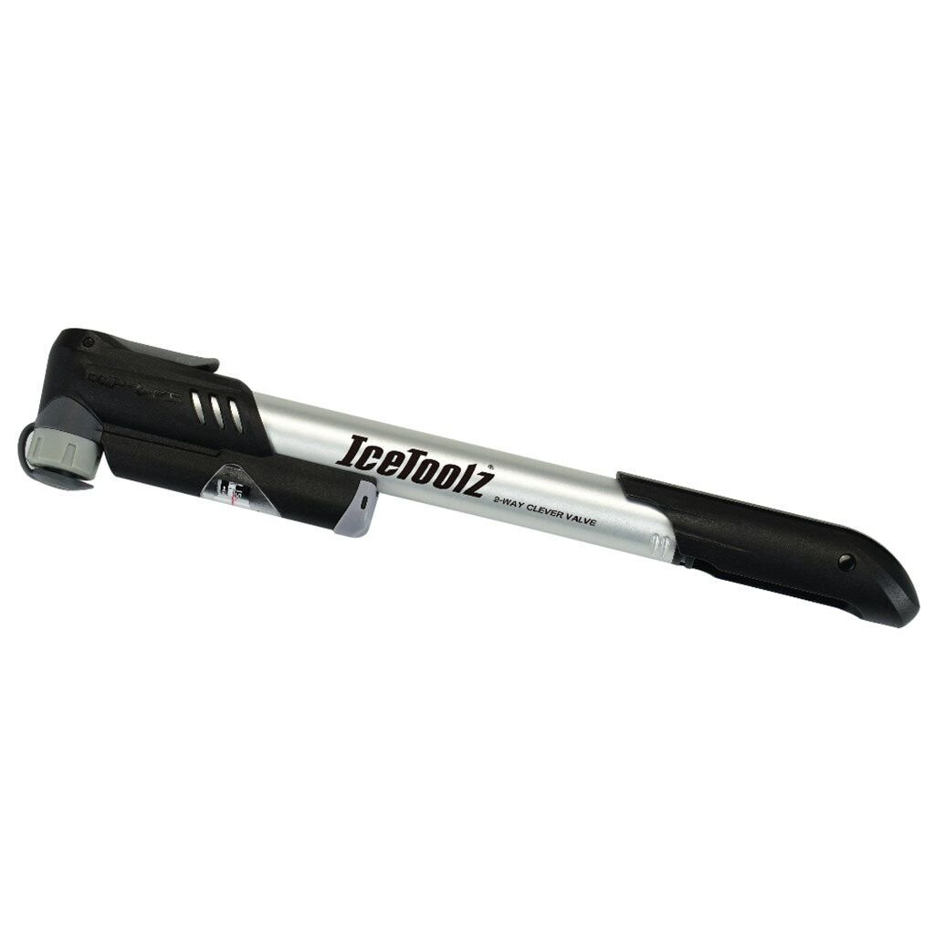 IceToolz aluminium minipomp, T-handvat