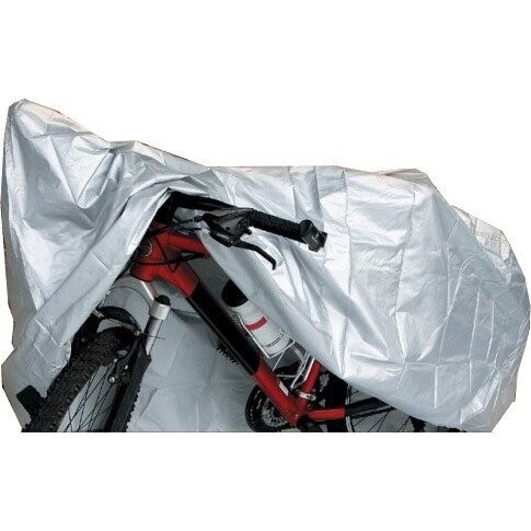 Mirage fietsbeschermhoes 170T polyester zilve