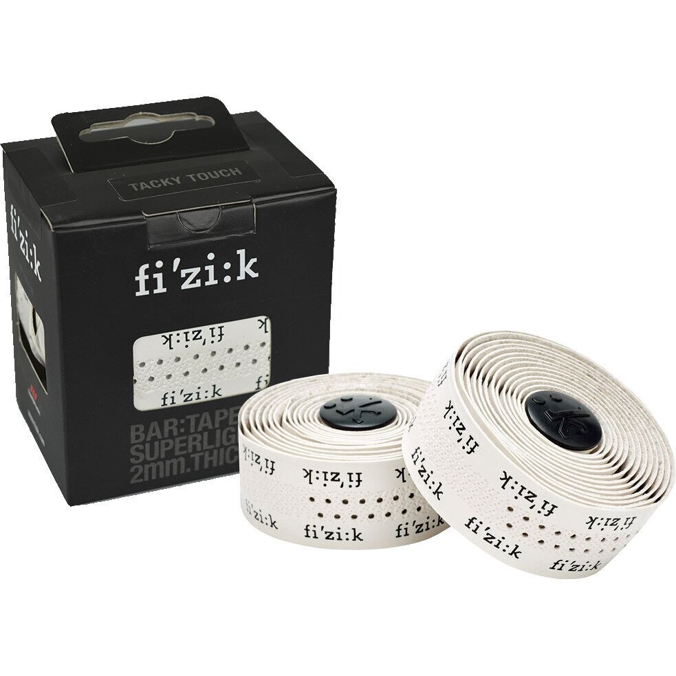 Fizik stuurlint Superlight, Kleur: Wit Tacky met logo Fizik