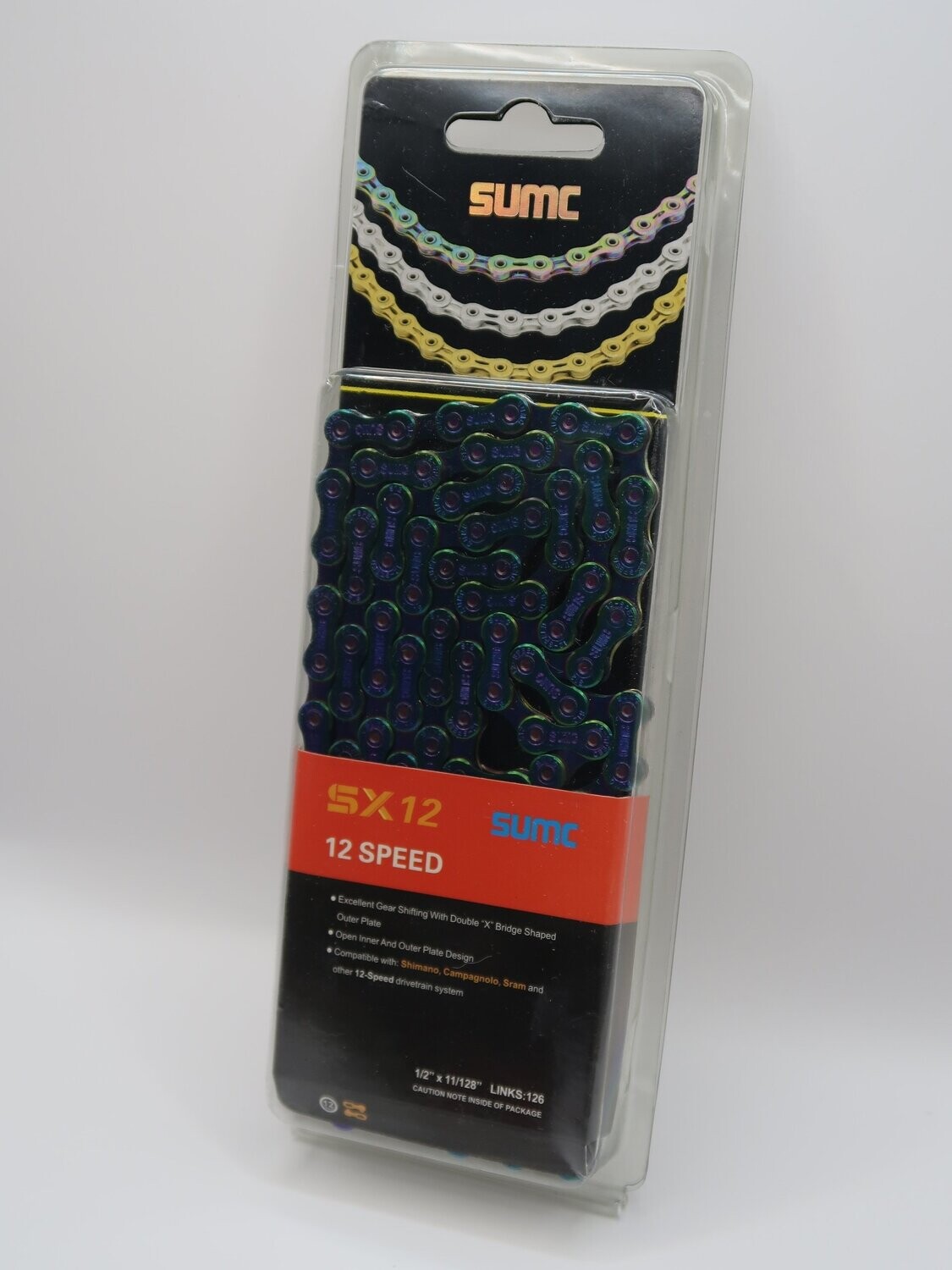 SUMC 12 Speed 1/2 x 11/128" Links 126 Oli versie