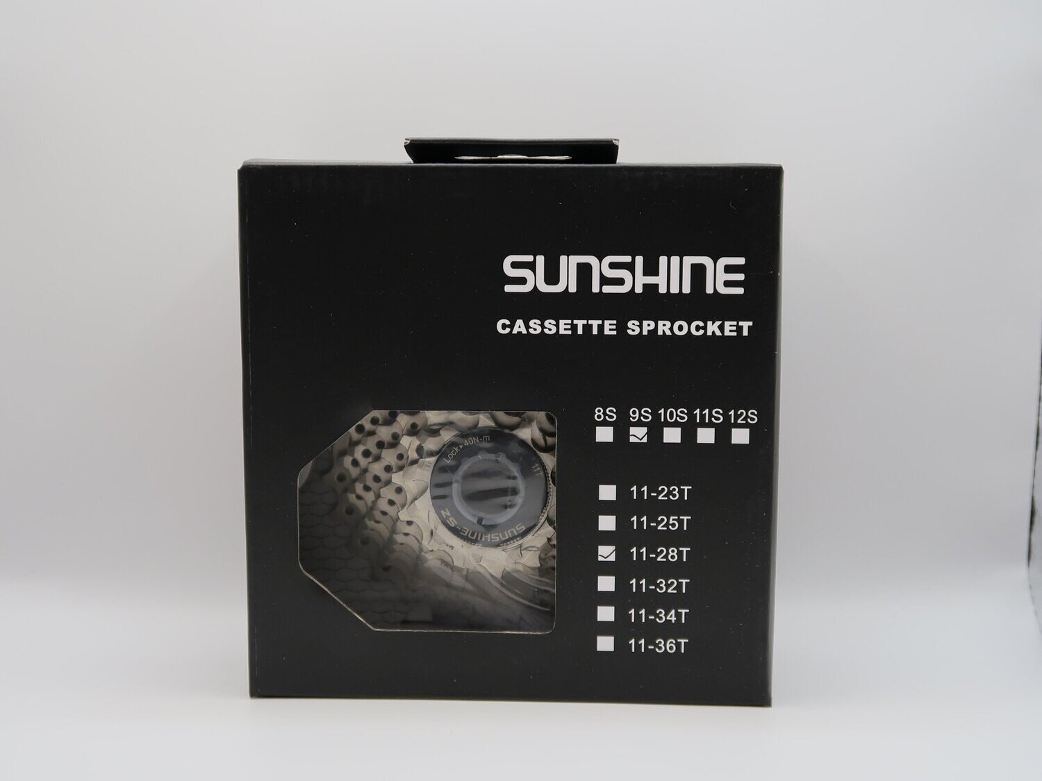 Sunshine 9-Speed Cassette, Grootte: 11-28