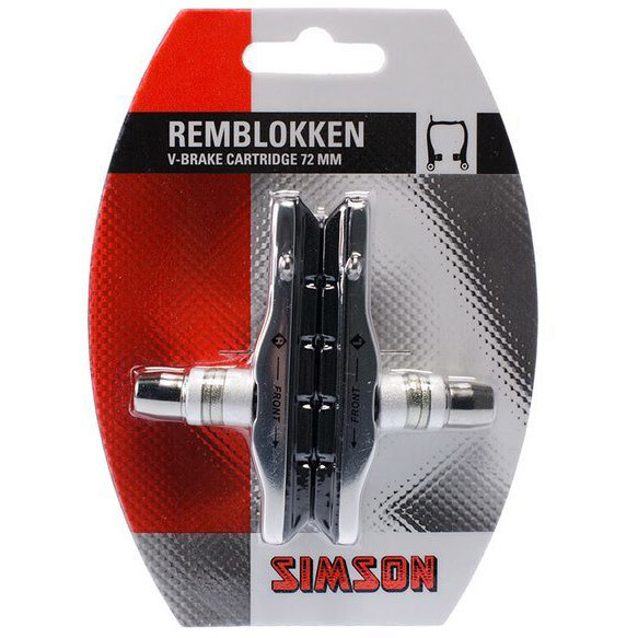Simson remschoen V-brake 72mm met remblok