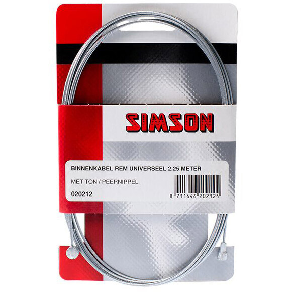 Simson binnenkabel rem 2,25mtr universeel
