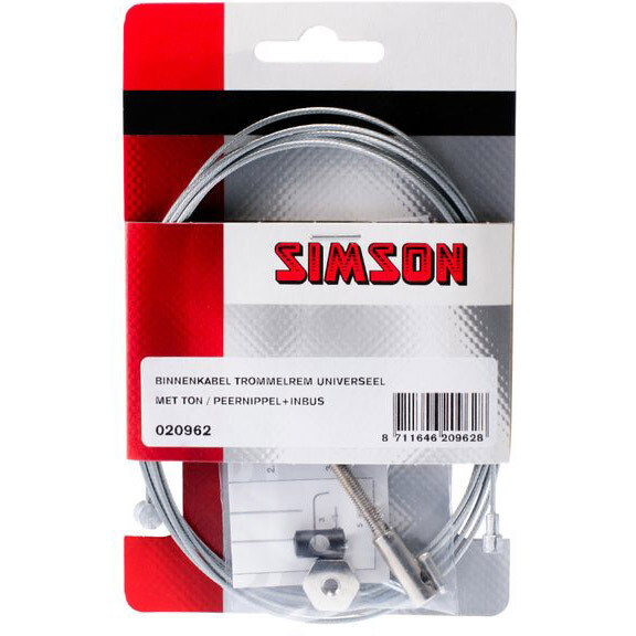 Simson binnenkabel trommelrem ton-peer per stuk