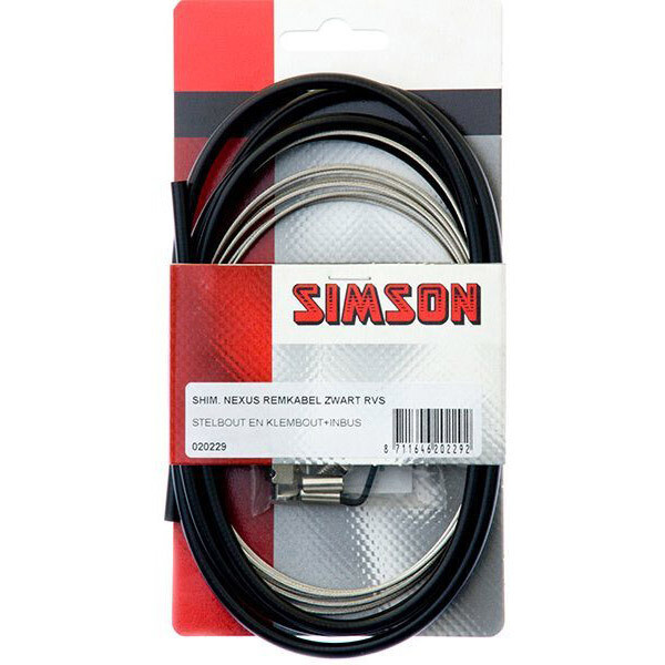 Simson remkabelset compleet rollerbrake rvs