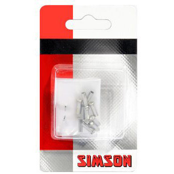 Simson eindhulsjes binnenkabel aluminium p/10 stuks