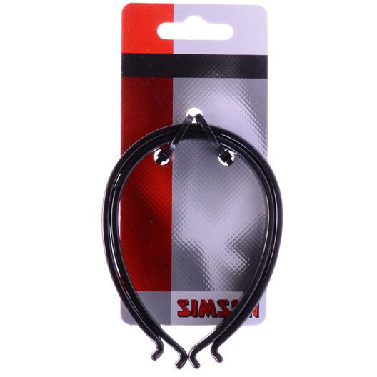 Simson broekklemmen reflectie per set