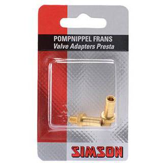 Simson pompverloopnippel FV/SV-DV/HV per 2