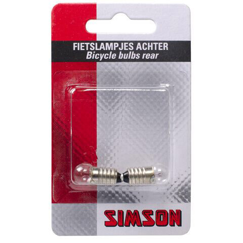 Simson fietslampje achterlicht per 2 stuks