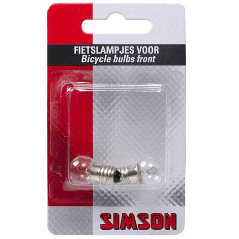 Simson fietslampje koplamp per 2 stuks