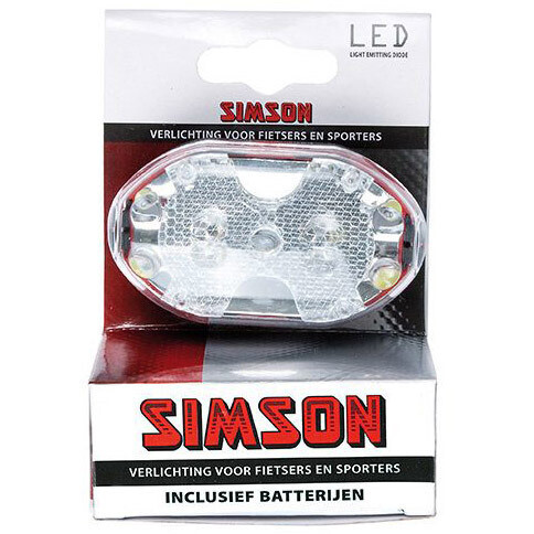 imson koplamp 5 LED zwart incl. batterijen