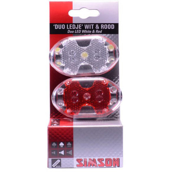 Simson verlichtingsset 5 LED incl. batterijen