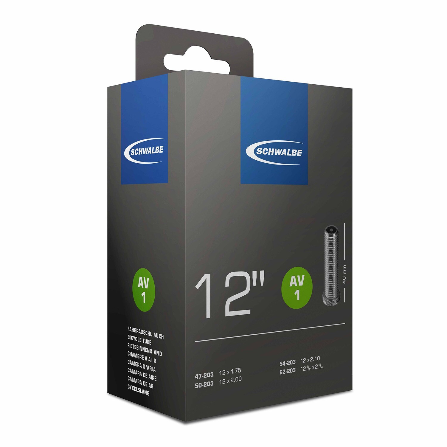 BIB Schwalbe item 1 - 12" 47/54/62-203, Ventiel: AV