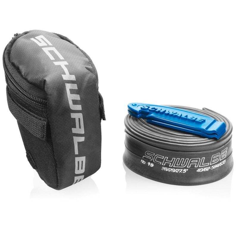 Schwalbe zadeltas +Bib + 2x bandenlichters