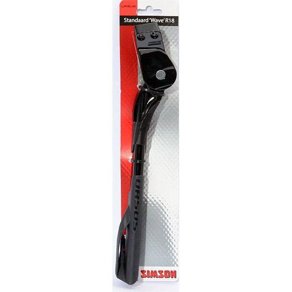 Simson achterstandaard frame Wave R18mm zwart