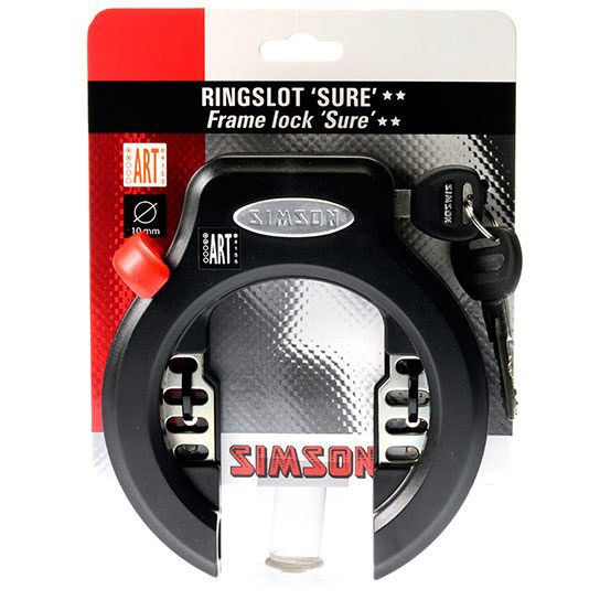 Simson ringslot Sure ART** zwart