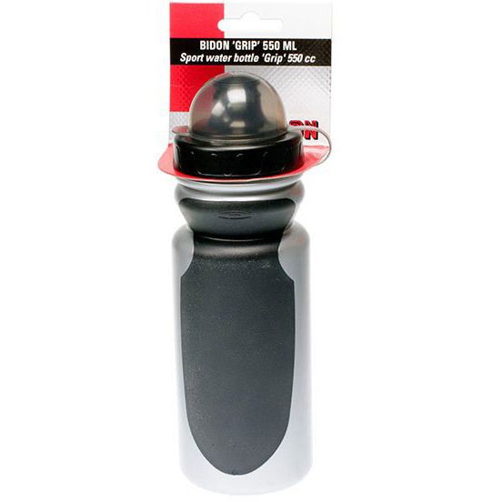 Simson bidon Grip incl.stofkap 550ml zwart-grijs