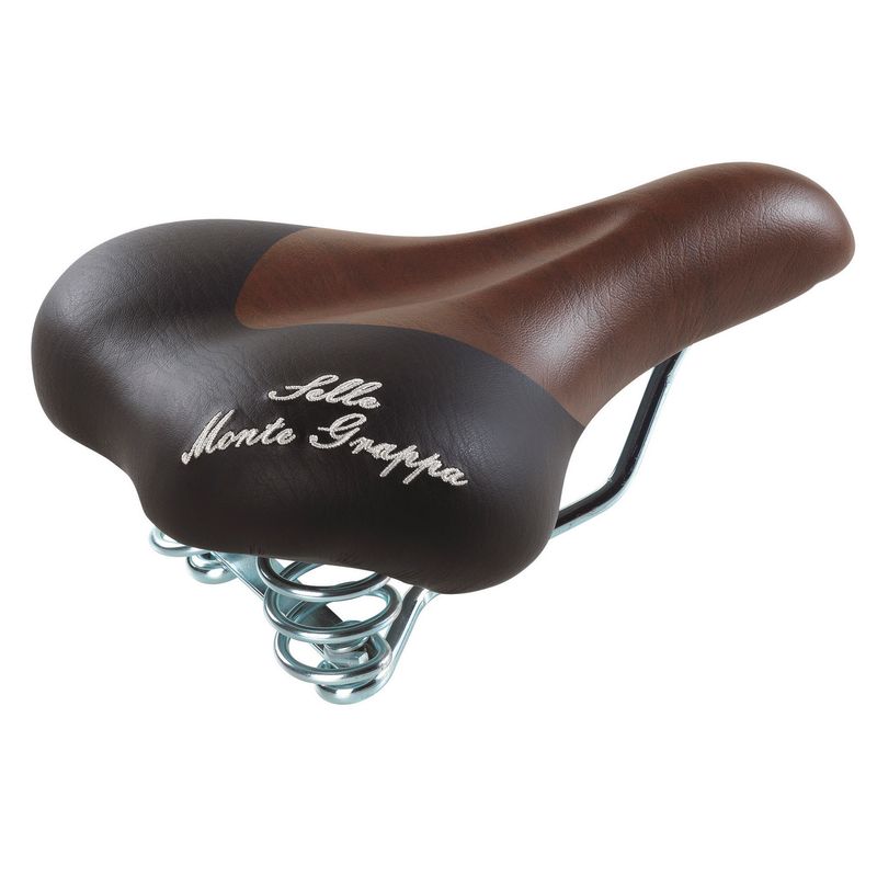 Monte Grappa zadel Fashion met veer