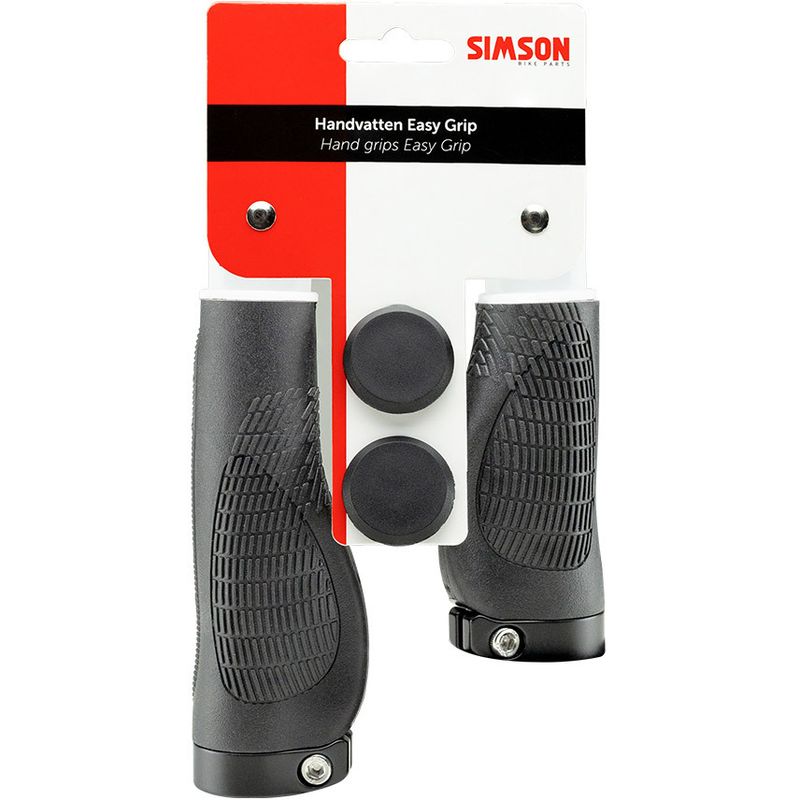 Simson handvatset Easy Grip 130/95mm zwart