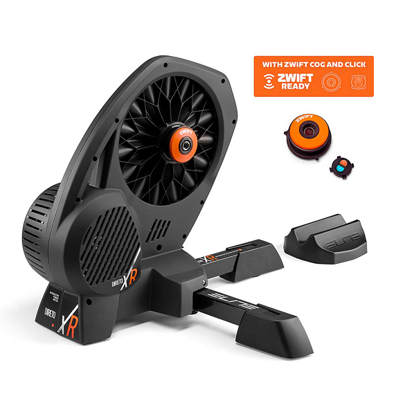 Elite Trainer Direto XR Met Power Meter Interactief Met Voorwielsteun Met Zwift Cog En Click