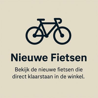 Nieuwe Fietsen op Voorraad
