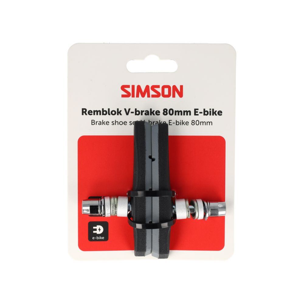 Simson E-bike V-Brake Brake Pads – 80mm Simson E-bike V-Brake Brake Pads – 80mm