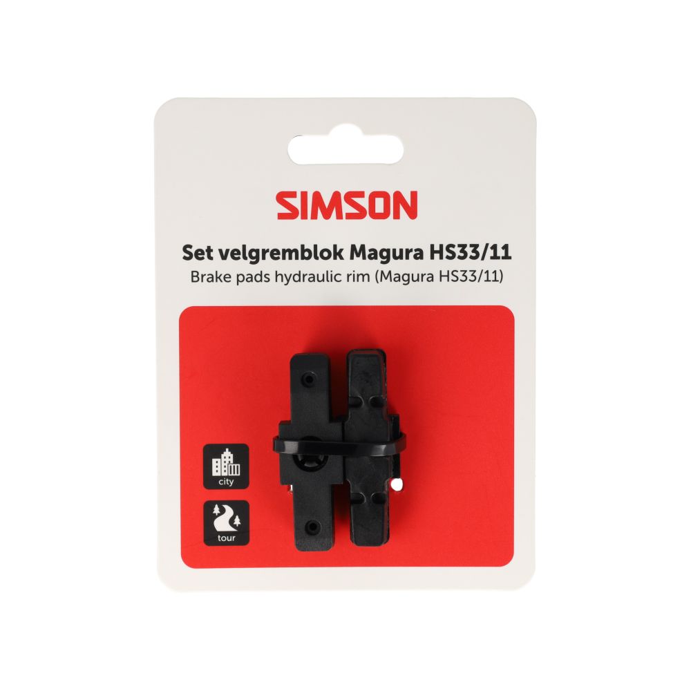 Simson Brake Pads for Magura Hydraulic – HS33/HS11 Simson Brake Pads for Magura Hydraulic – HS33/HS11