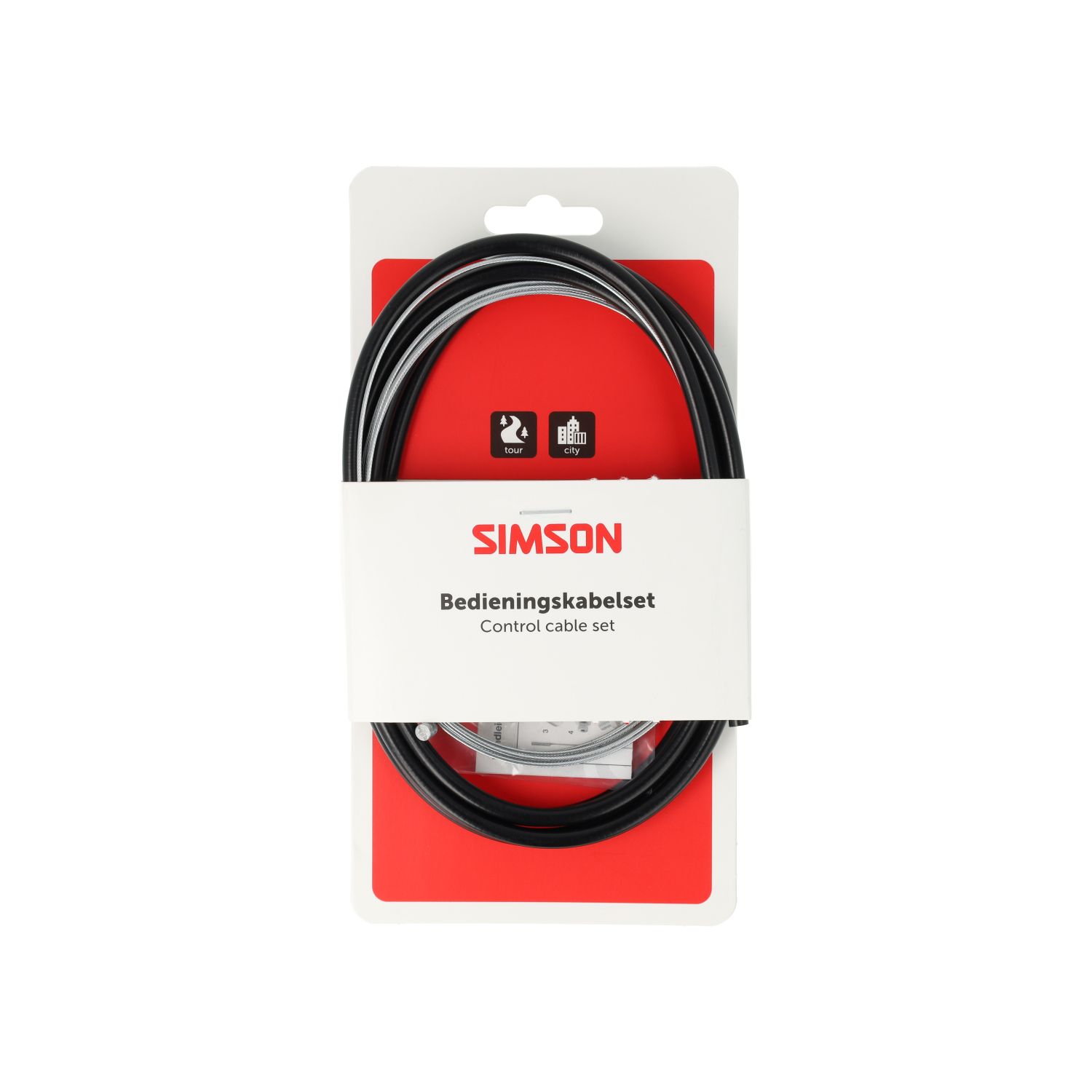 Simson Gear Cable Set S.A. / Gazelle – Black Simson Gear Cable Set S.A. / Gazelle – Black