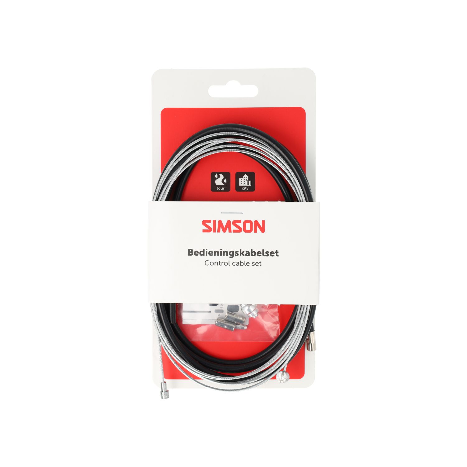 Simson Universal Brake Cable Set – Black Simson Universal Brake Cable Set – Black