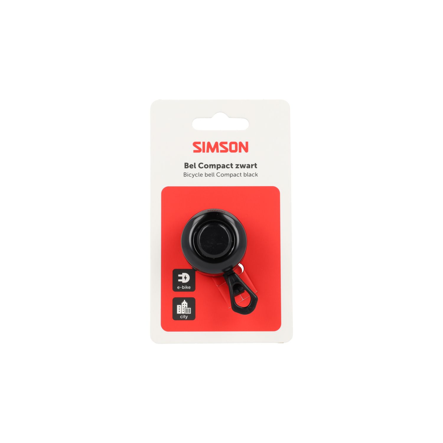 Simson Compact Bicycle Bell – Black (Metal) Simson Compact Bicycle Bell – Black (Metal)