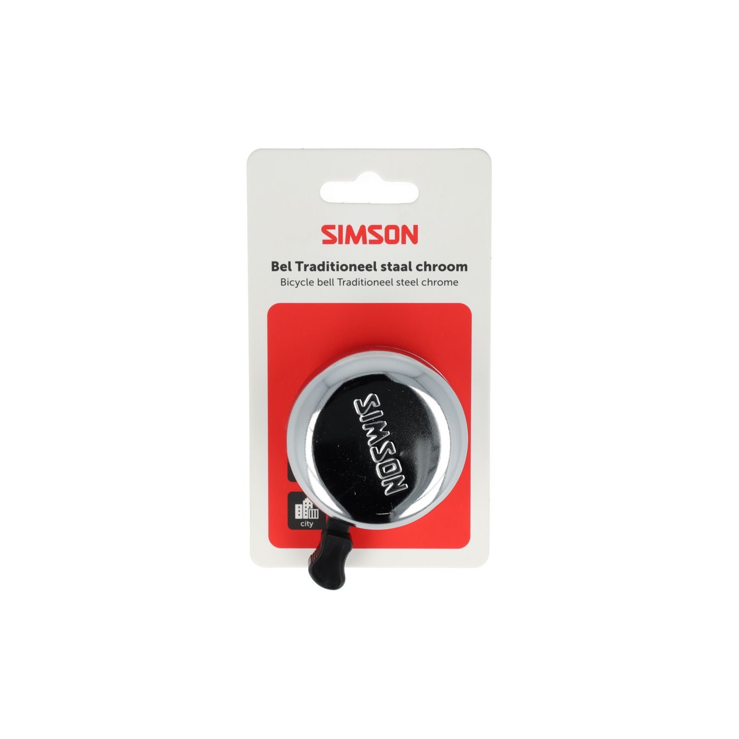 Simson Bicycle Bell Traditional – Chrome (Steel)