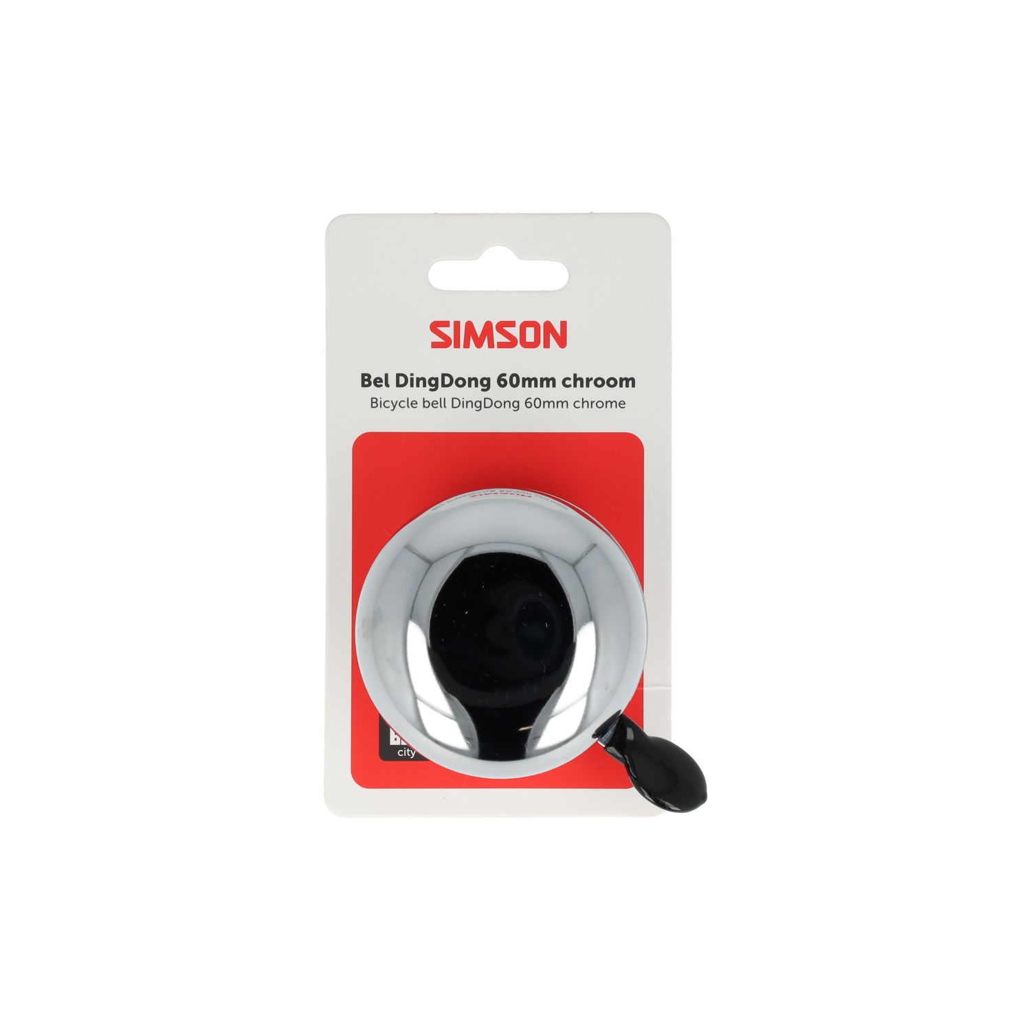 Simson Bicycle Bell DingDong Medium – Chrome (60mm)