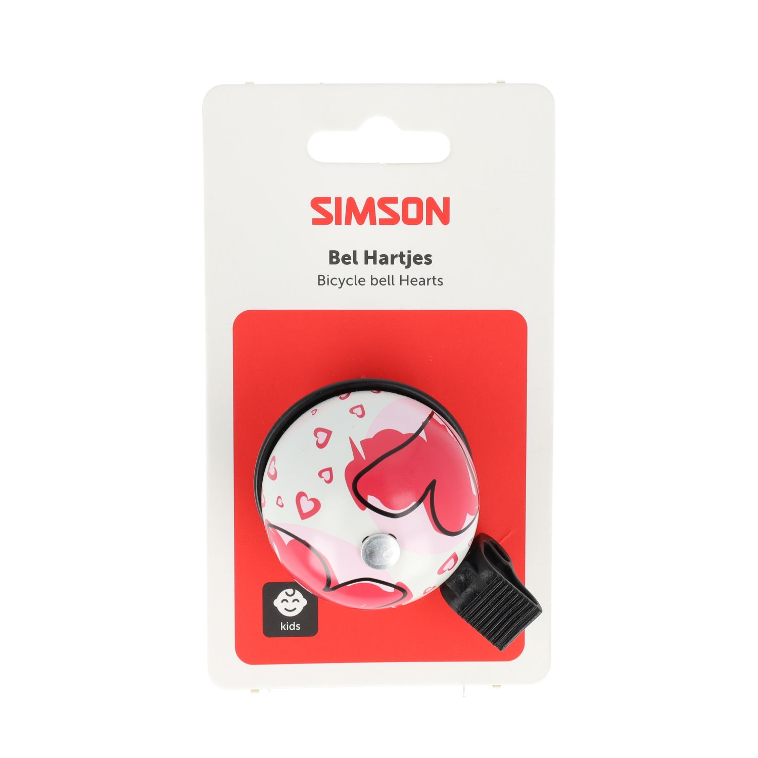 Simson Children's Bicycle Bell – Hearts Simson Children's Bicycle Bell – Hearts