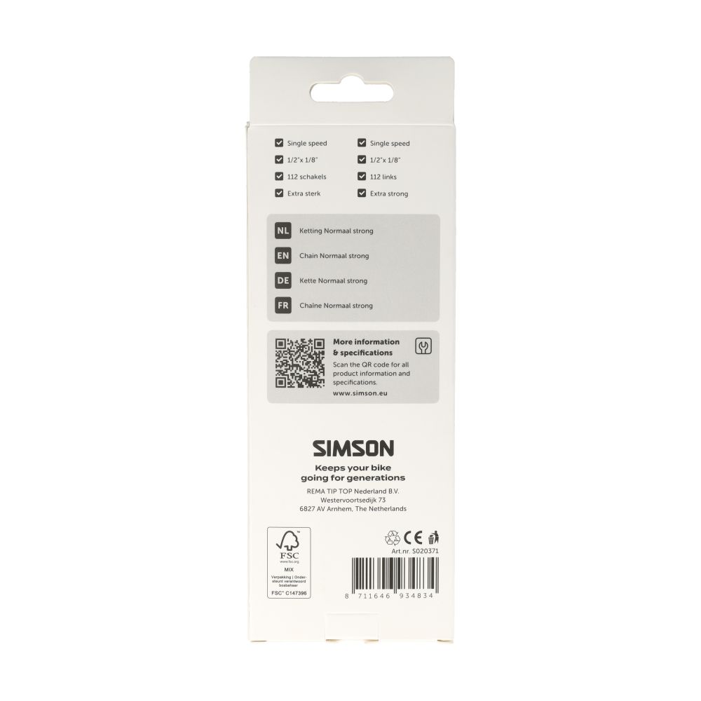 Simson Fietsketting Normaal – Strong (1/2