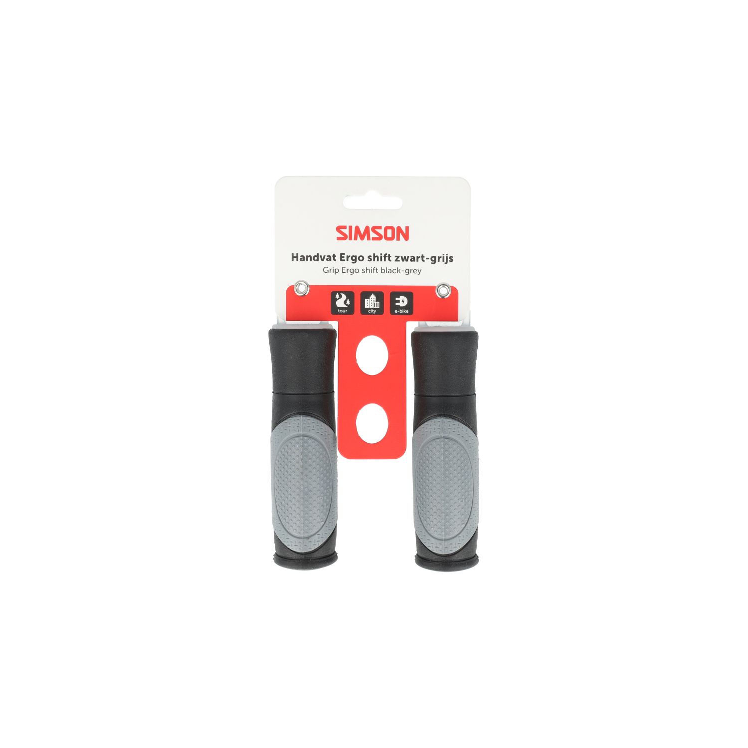 Simson Hand Grips Ergo Shift – Black/Gray Simson Hand Grips Ergo Shift – Black/Gray