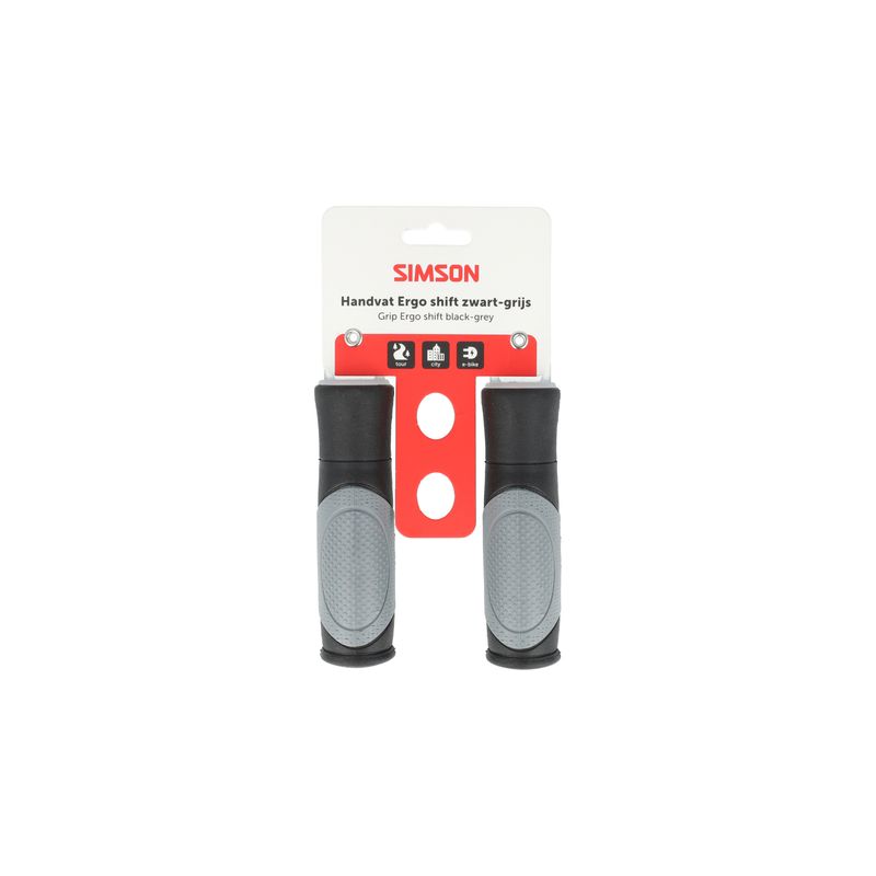 Simson Hand Grips Ergo Shift – Black/Gray Simson Hand Grips Ergo Shift – Black/Gray