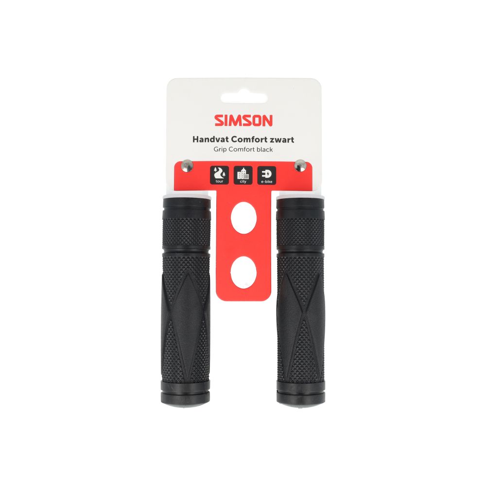 Simson grips Comfort - Black Simson grips Comfort - Black