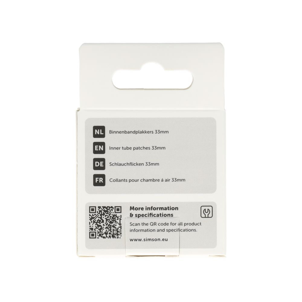 Simson Binnenbandpleisters – 33 mm (8 stuks)