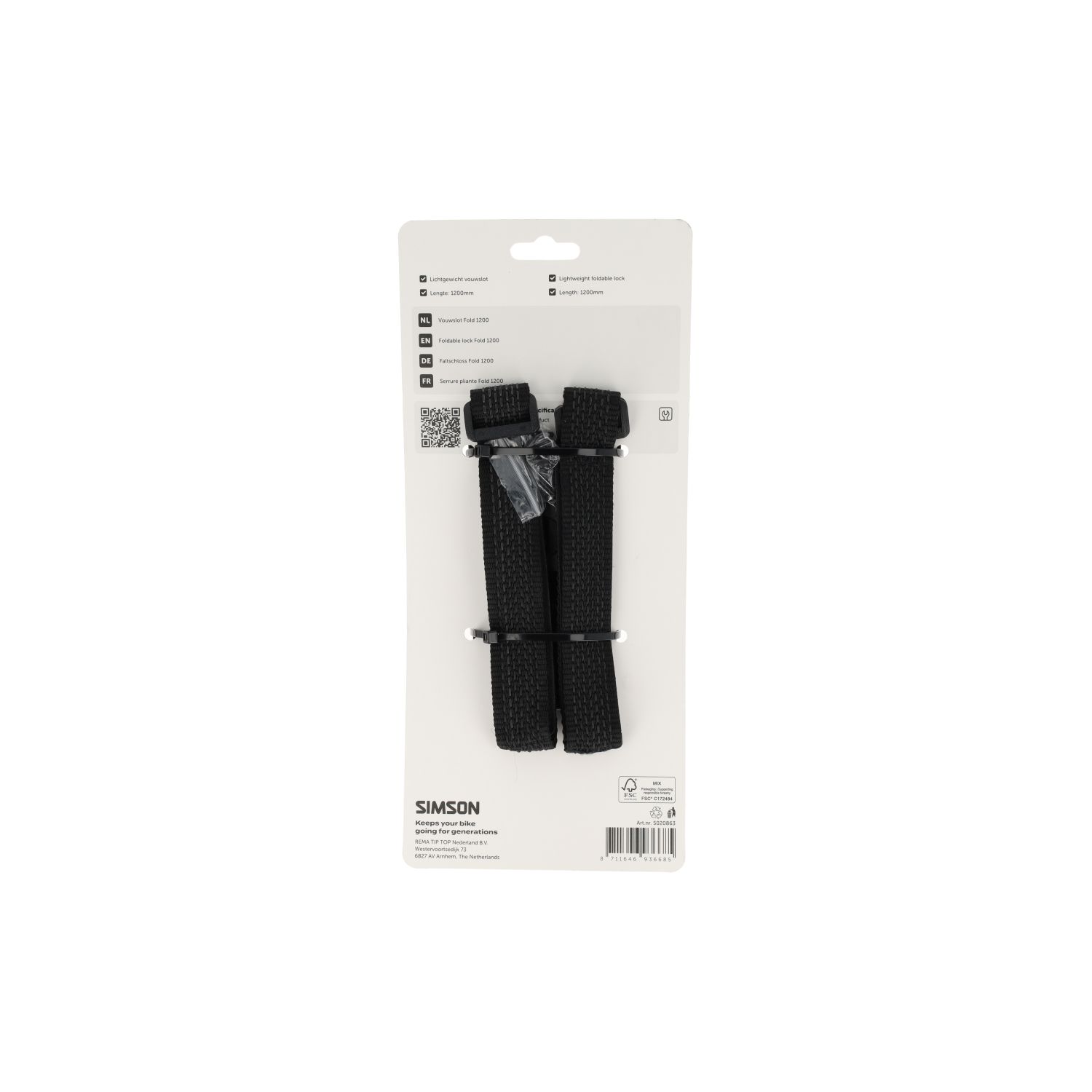 Simson Vouwslot Fold 1200 – 120 cm