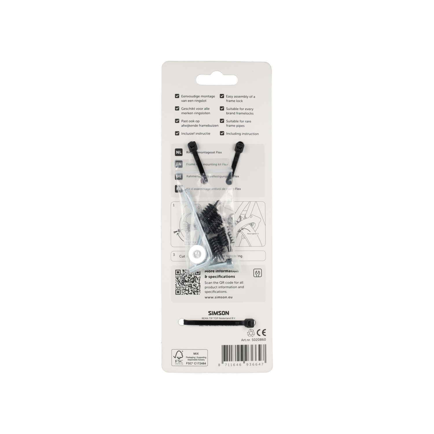 Simson Ringslot Montageset Flex