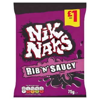 Nik Naks Rib N Saucy Box (20 x 75g)