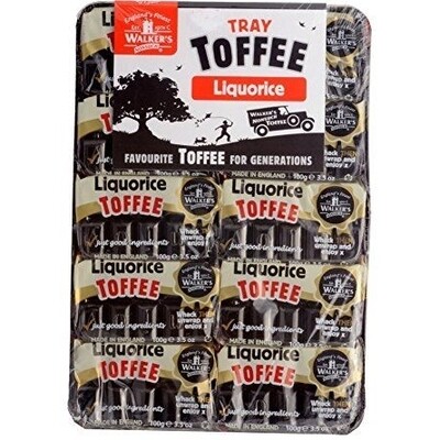 Tray Walkers Liquorice Toffee (10x100g)