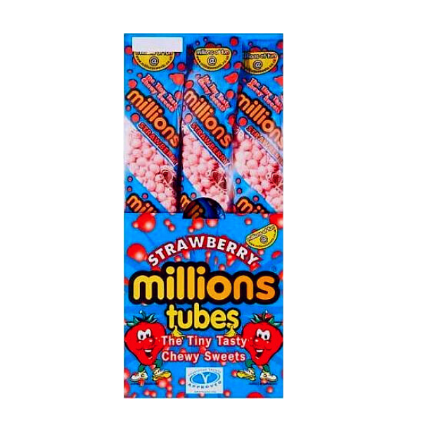 Millions Tubes Strawberry (12x60g)