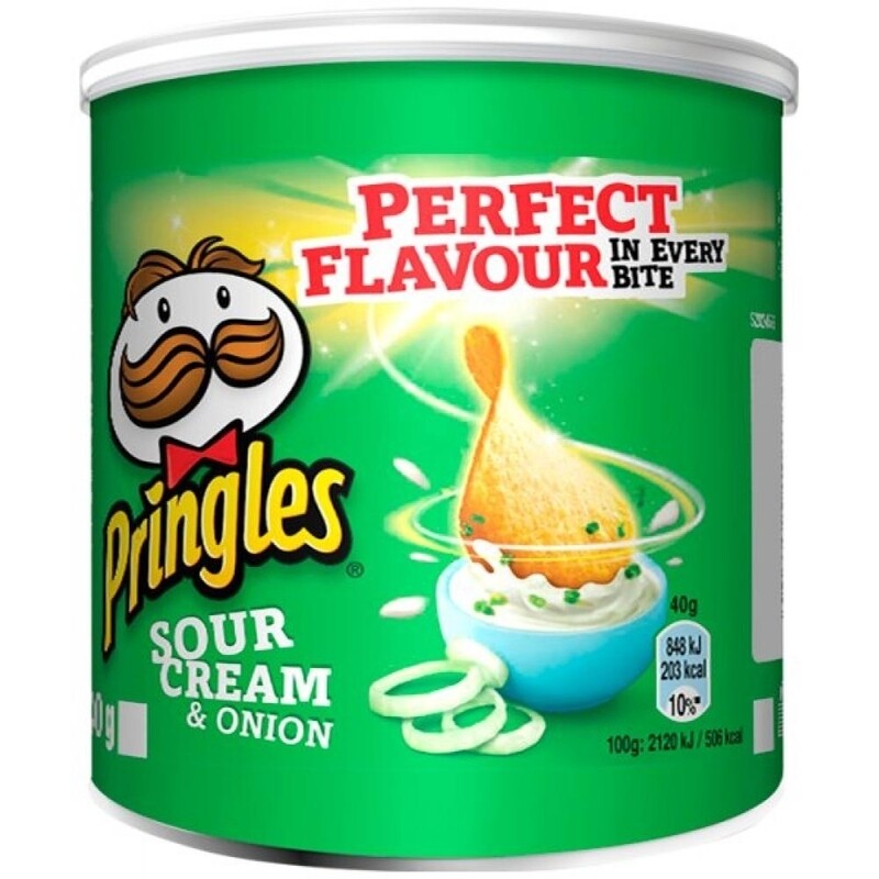 Sour Cream &amp; Onion Pringles 12 x 40g