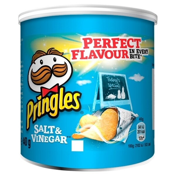 Salt &amp; Vinegar Pringles 12 x 40g
