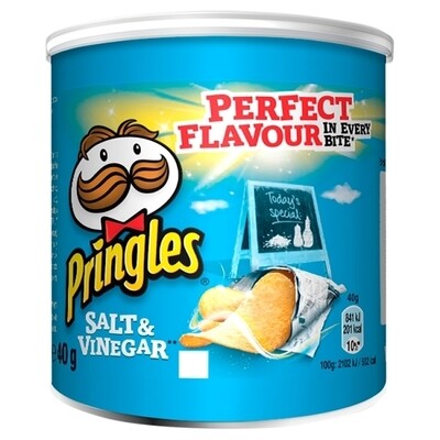 Salt & Vinegar Pringles 12 x 40g