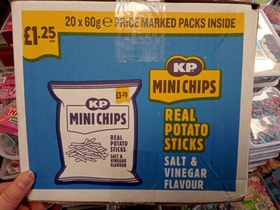 Kp Mini Chips Salt &amp; Vinegar 20 x 60g